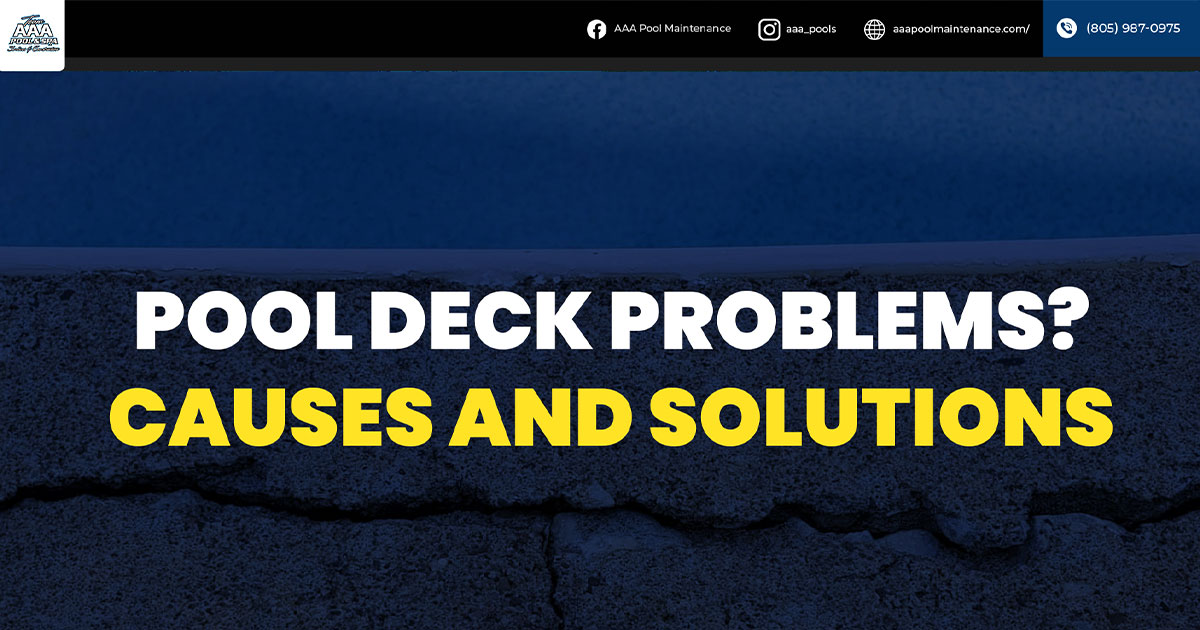 Pool Deck Problems and Solutions